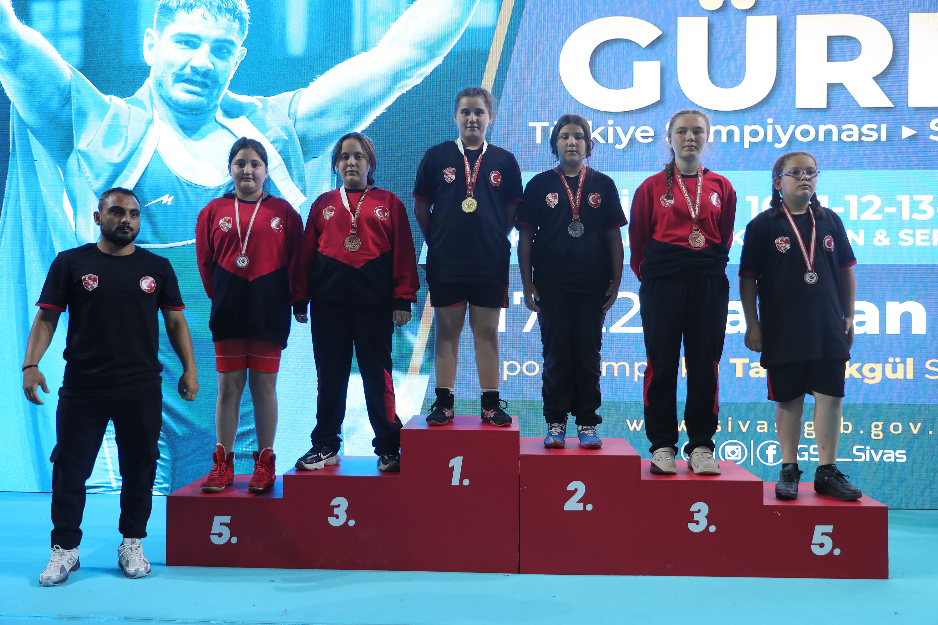 Minikler Türkiye Güreş Şampiyonası Sivas'ta Tüm Coşkusuyla Devam Ediyor Minikler Türkiye Güreş Şampiyonası Sivas'ta Tüm Coşkusuyla Devam Ediyor