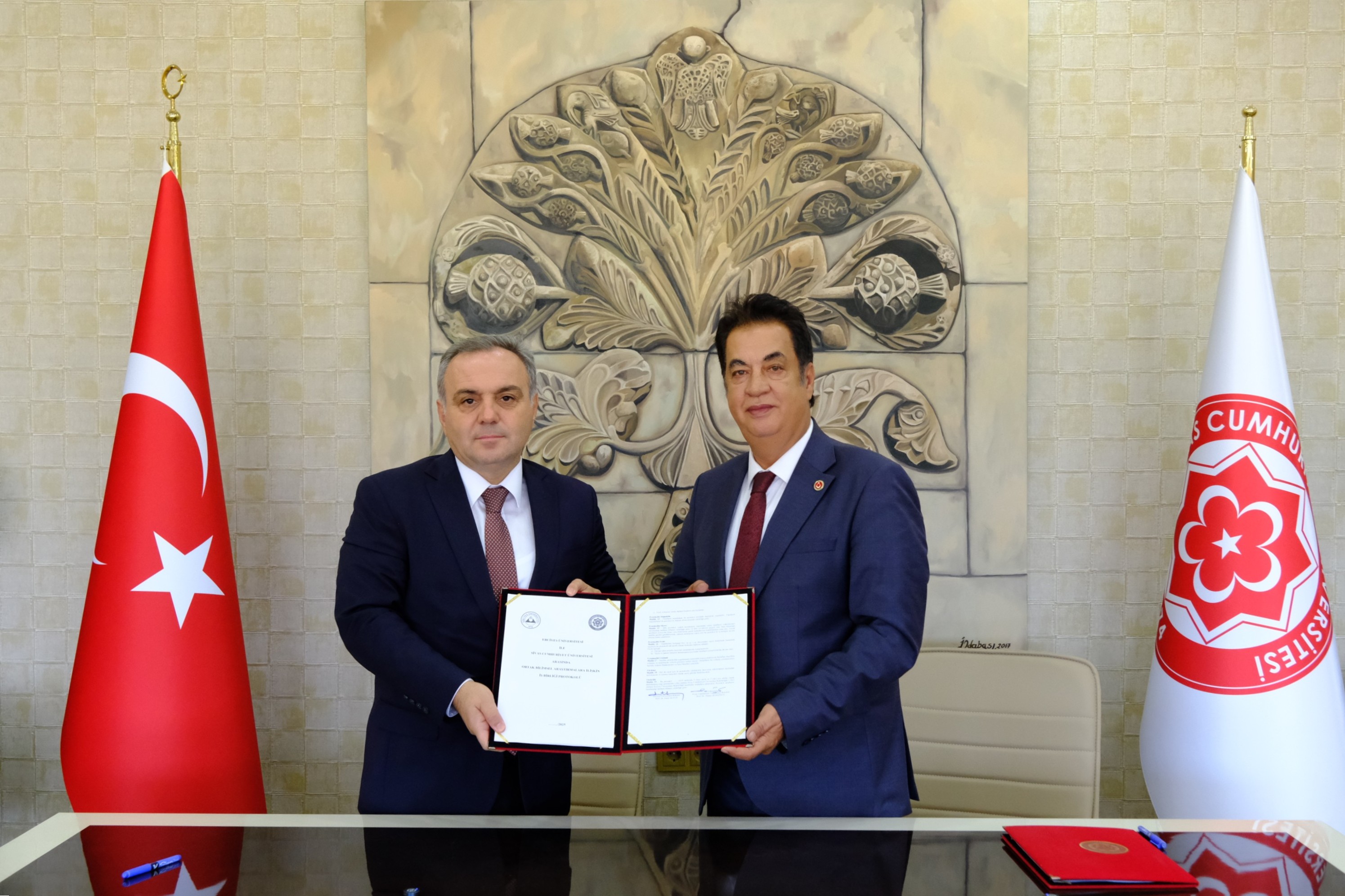 Sivas Cumhuriyet Üniversitesi ve Erciyes Üniversitesi Arasında İş Birliği Protokolü İmzalandı