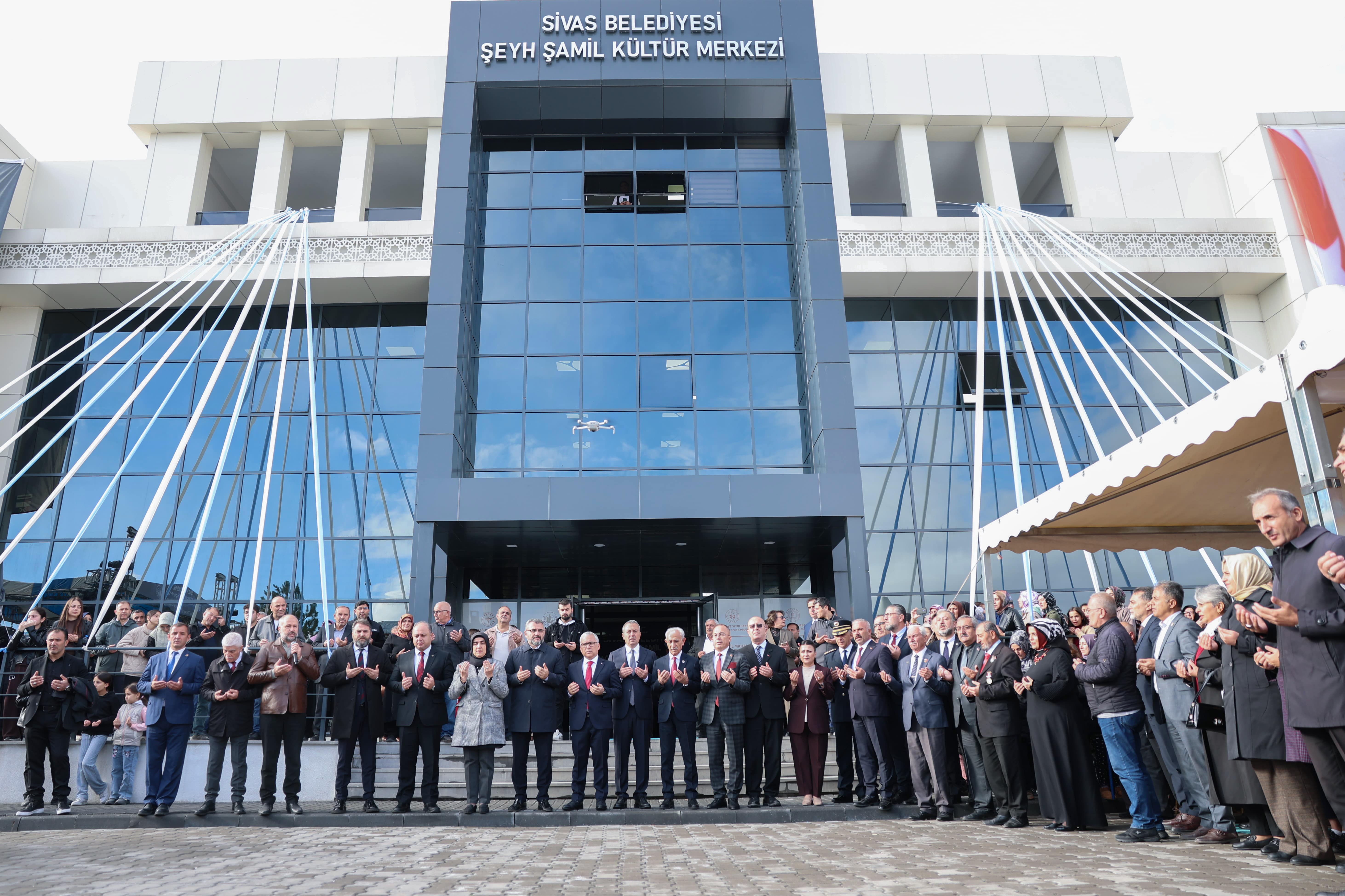 ŞEYH ŞAMİL SAĞLIK, KÜLTÜR VE SPOR MERKEZİ HİZMETE AÇILDI ŞEYH ŞAMİL SAĞLIK, KÜLTÜR VE SPOR MERKEZİ HİZMETE AÇILDI