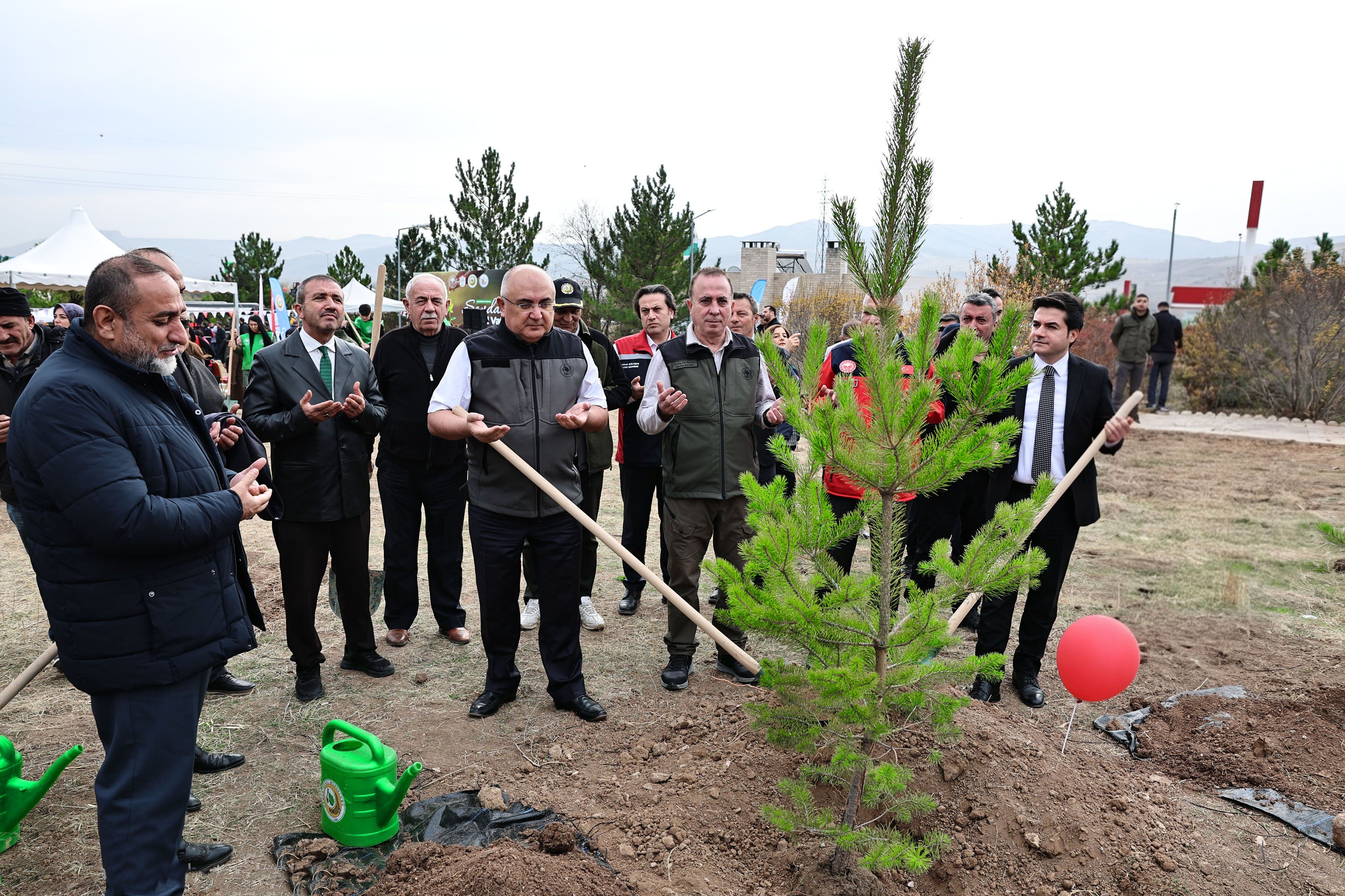 Milli Ağaçlandırma Günü'nde Fidanlar Toprakla Buluşturuldu Milli Ağaçlandırma Günü'nde Fidanlar Toprakla Buluşturuldu