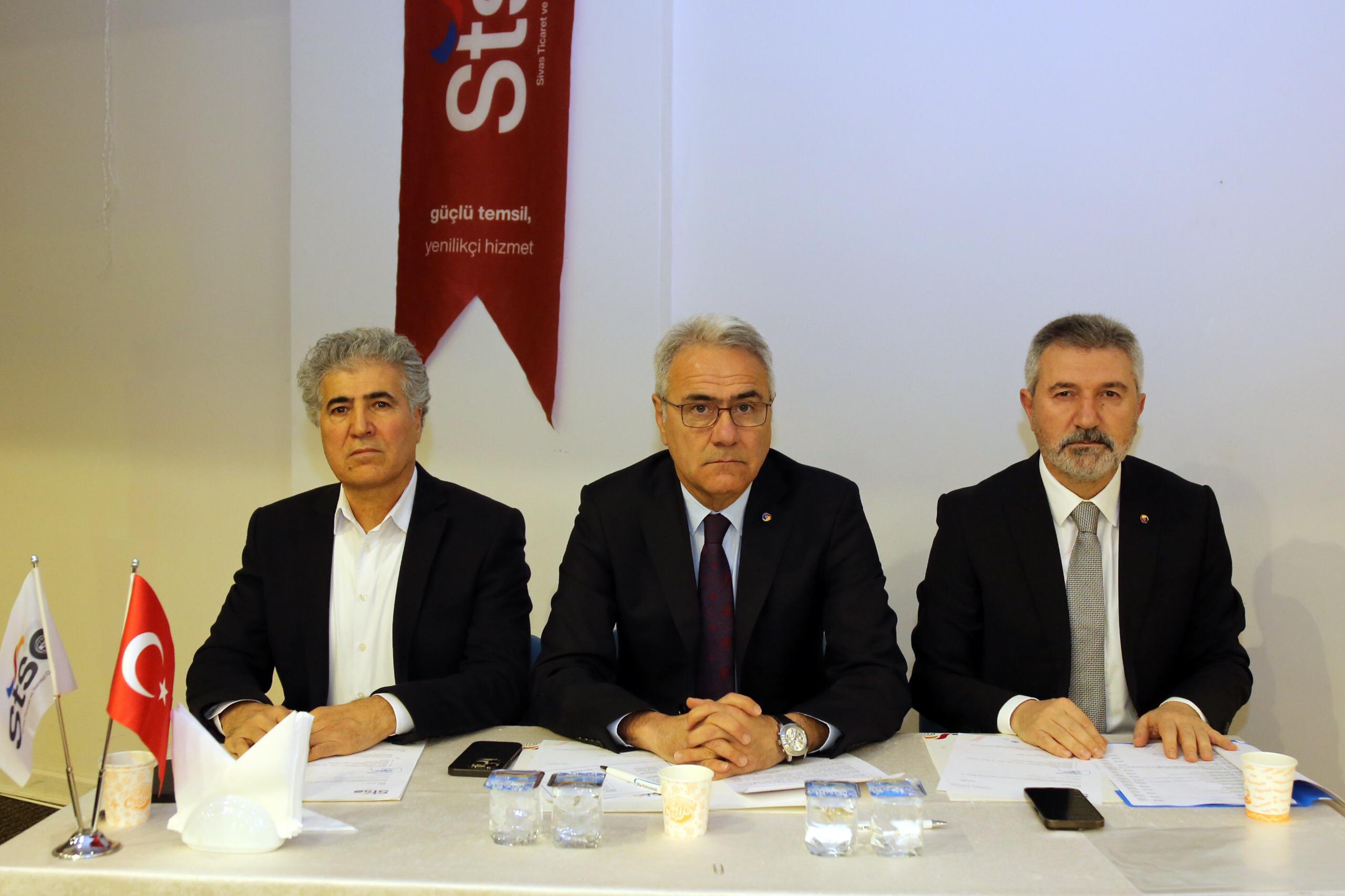 Sivas Ticaret ve Sanayi Odası (STSO) Ocak Ayı Meclis Toplantısı yapıldı Sivas Ticaret ve Sanayi Odası (STSO) Ocak Ayı Meclis Toplantısı yapıldı