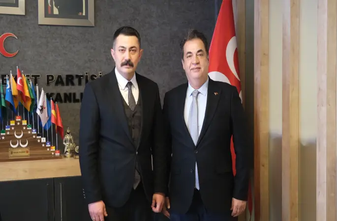 Rektör Şengönülden MHP İl Başkanı Uygun ve Merkez İlçe Başkanı Yalçındağ'a ziyaret