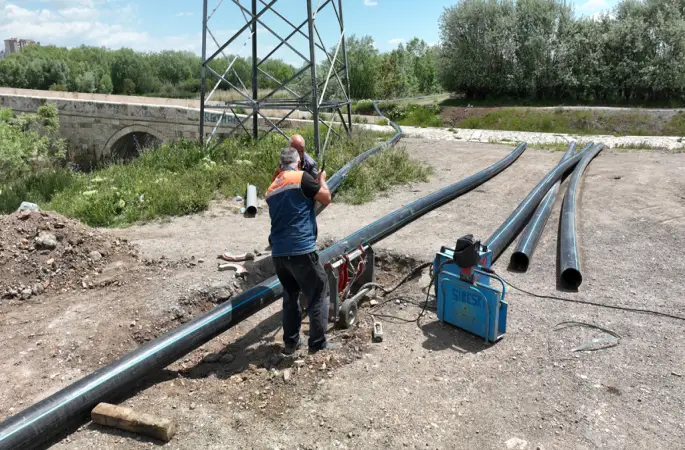 1200’LÜK ÇELİK BORU ARIZASI KISA SÜREDE GİDERİLDİ