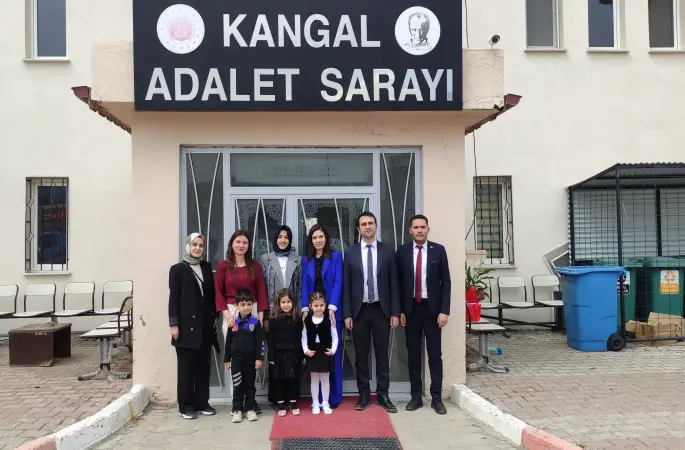 KANGAL ADLİYESİ ÇOCUKLAR İLE ŞENLENDİ