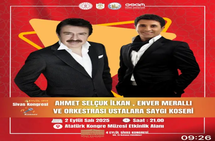 Ustalara Saygı Konseri düzenlenecektir