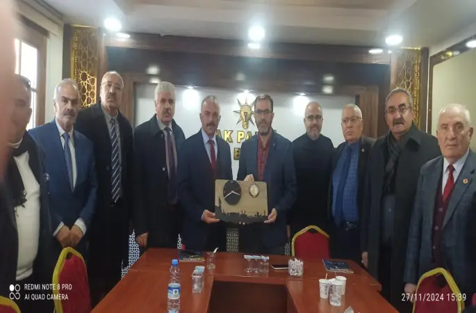 AK Parti Sivas Merkez İlçe Teşkilatı’na Yeni Başkan Rüfet Arslan’a Ziyaret