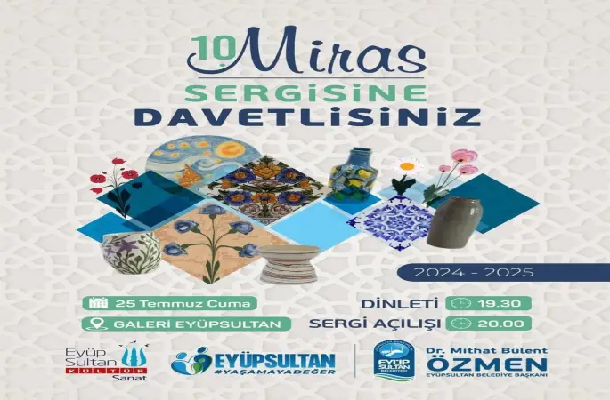 Geleneksel sanatların ‘10 Miras’ı Galeri Eyüpsultan’da