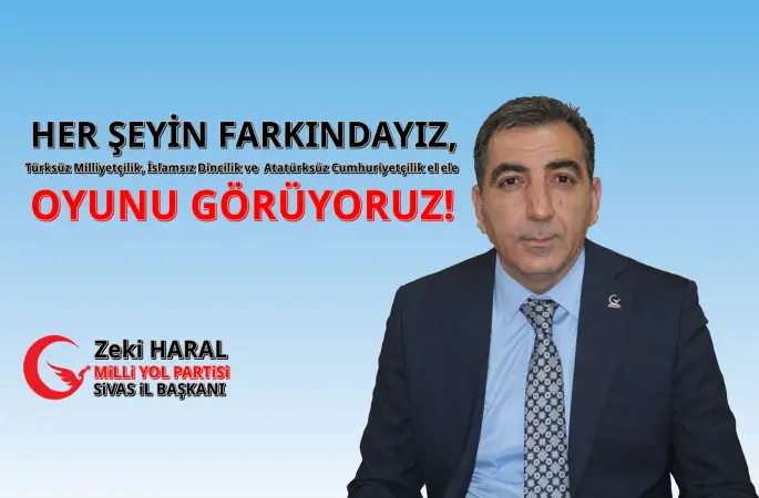 Milli Yol Partisi İl Başkanı Zeki Haral Yeni Yıl Mesajı