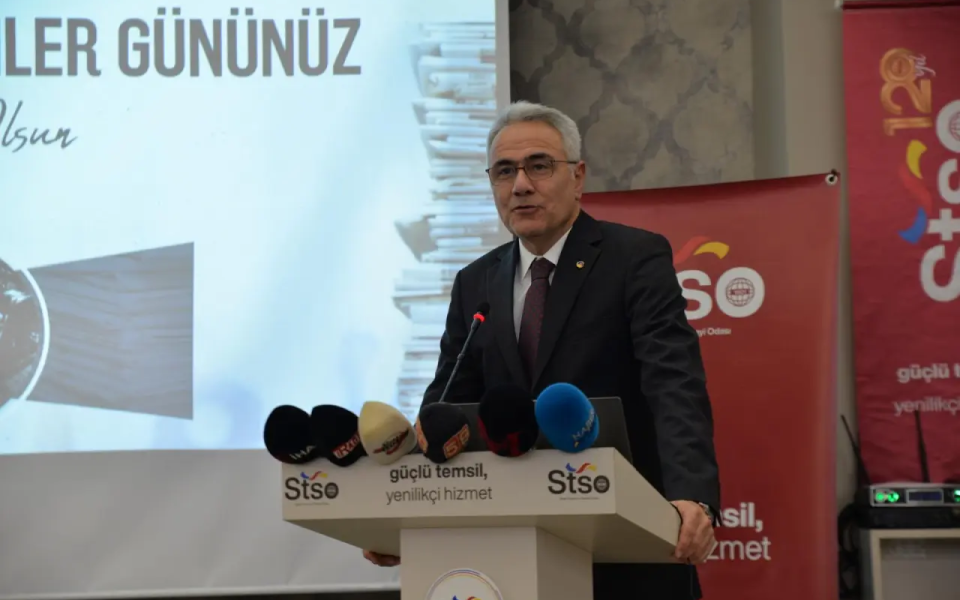 STSO Başkanı Özdemir Gazetecilerle Bir Araya Geldi