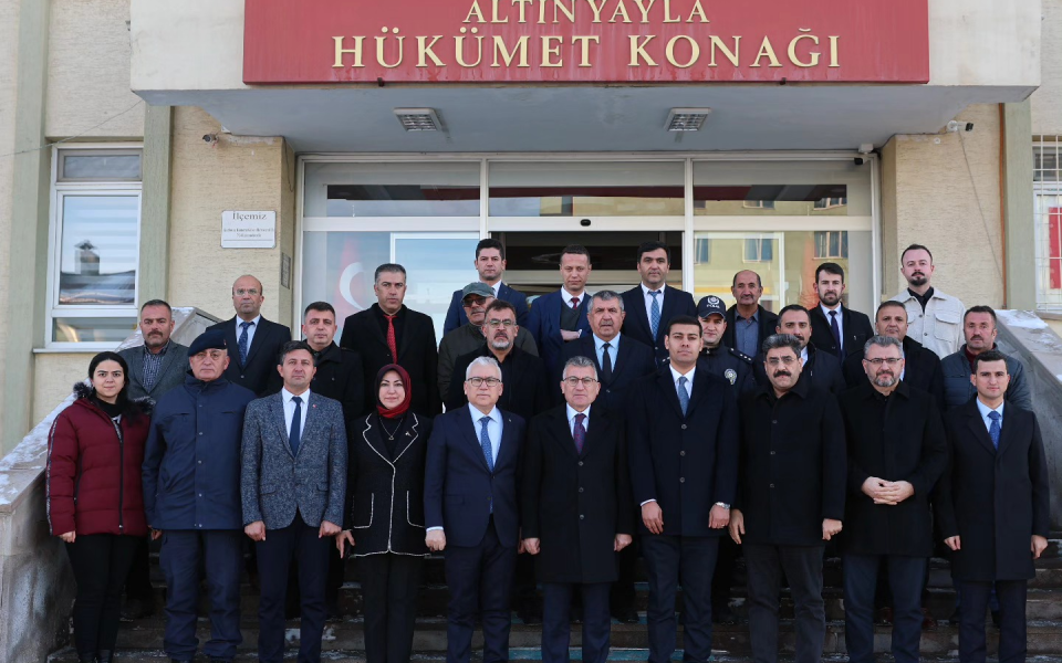 Gemerek ve Altınyayla Yeni Yıl öncesi ziyaret edildi