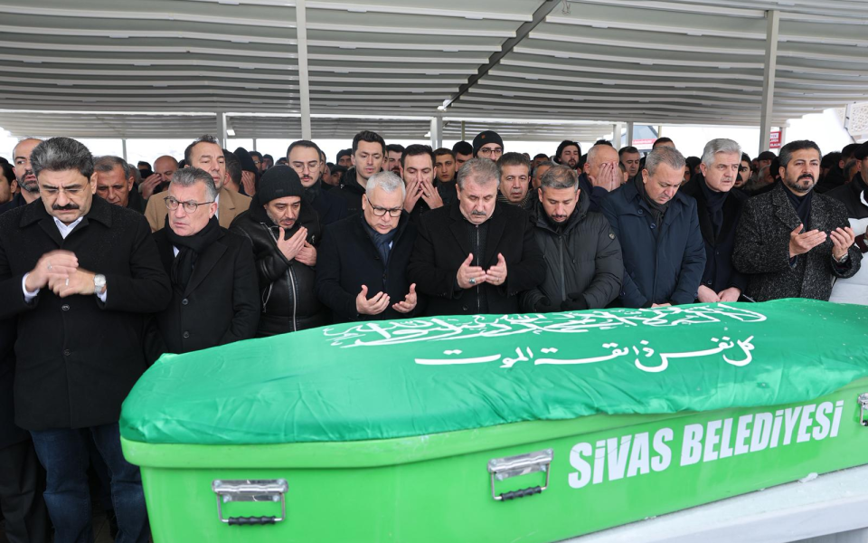 BBP Sivas İl Başkanı Ahmet Polat son yolculuğuna uğurlandı