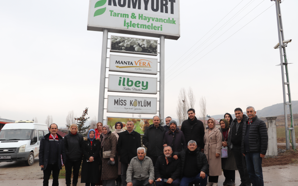 Mantar Yetiştiriciliği Kursu Düzenlendi.