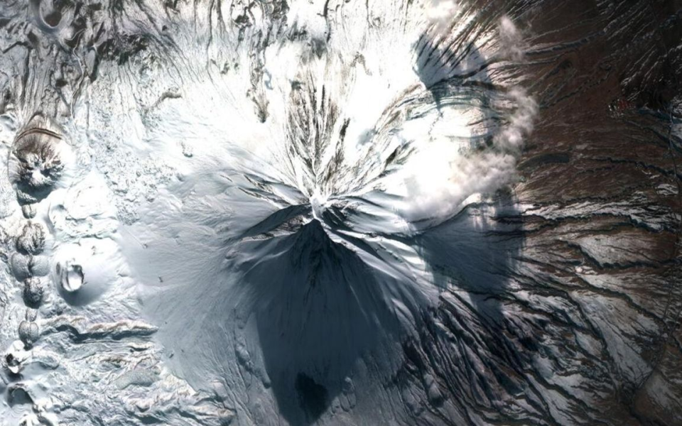 Ağrı Dağı uzaydan böyle görüntülendi!