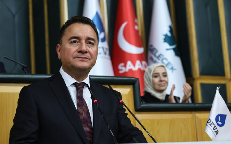 DEVA Partisi Genel Başkanı Ali Babacan:  “Bu ülkede ne iktidar ne ana muhalefet diyen milyonlarca insan var”