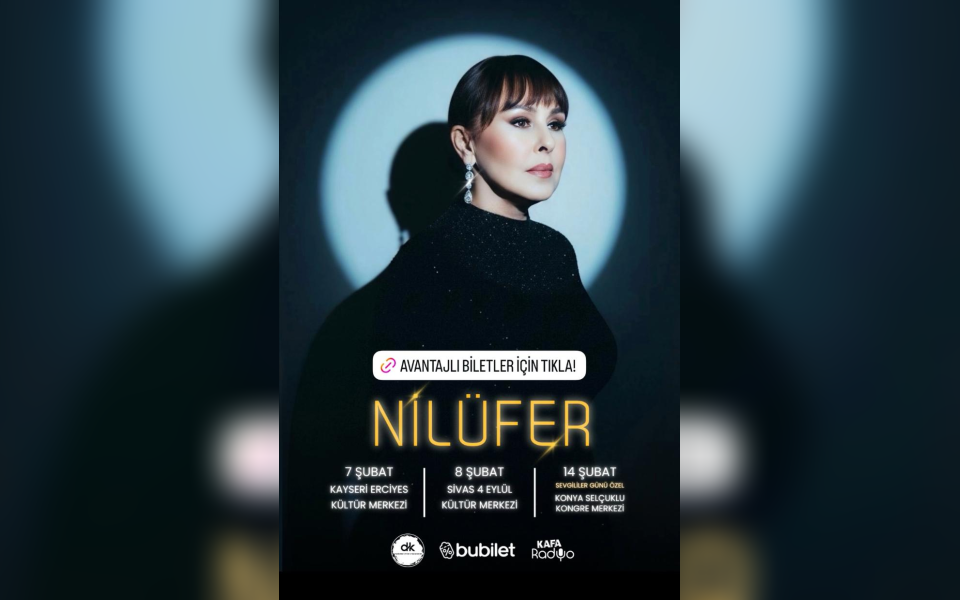Pop Müzik Sanatçısı Nilüfer Konser verecek