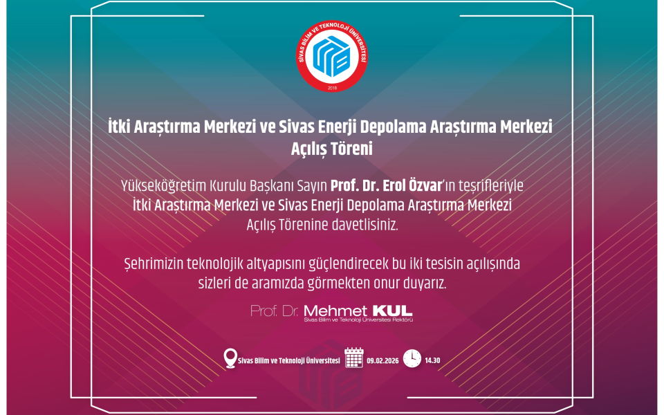 SBTÜ'DEN BİLİM, TEKNOLOJİ VE SAVUNMA ODAKLI İKİ BÜYÜK ORGANİZASYON