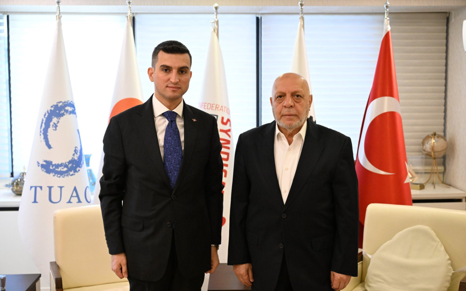 VALİ YARDIMCISI YEŞİLYURT’TAN HAK-İŞ GENEL BAŞKANI ARSLAN’A ZİYARET